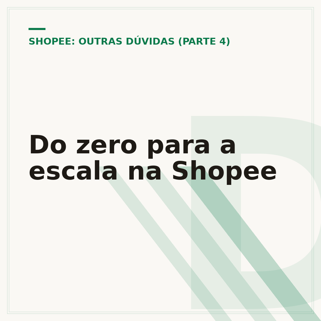 Do zero para a escala na Shopee