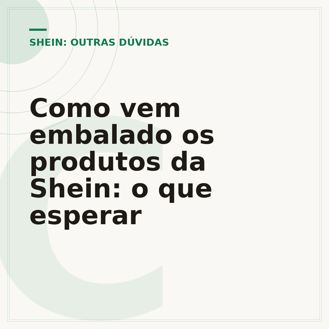 Como vem embalado os produtos da Shein: o que esperar
