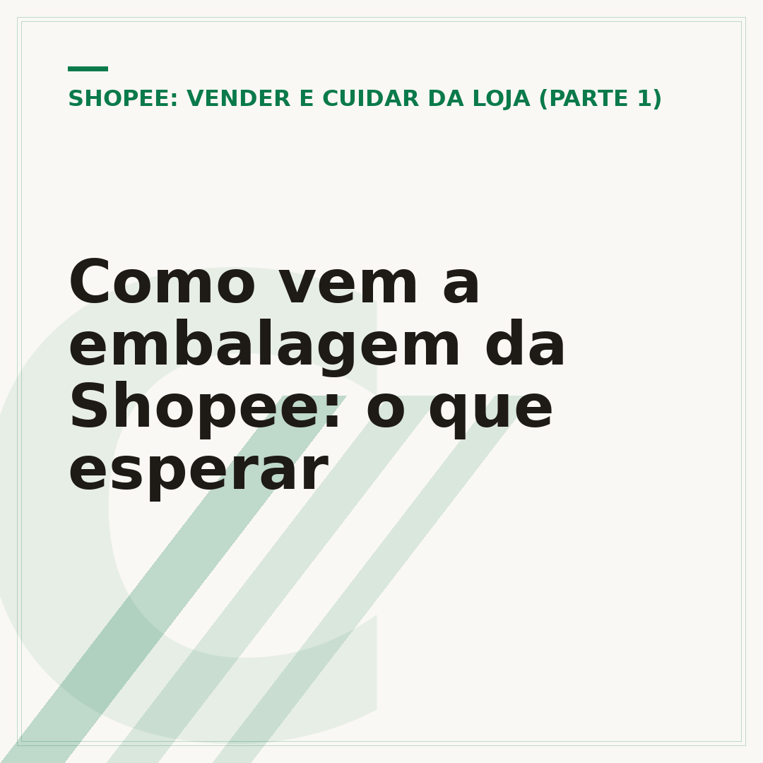 Como vem a embalagem da Shopee: o que esperar