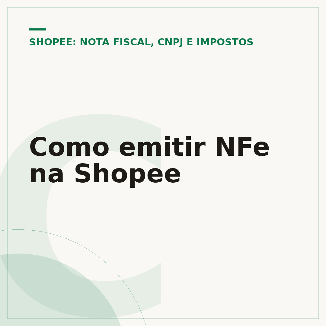 Como emitir NFe na Shopee