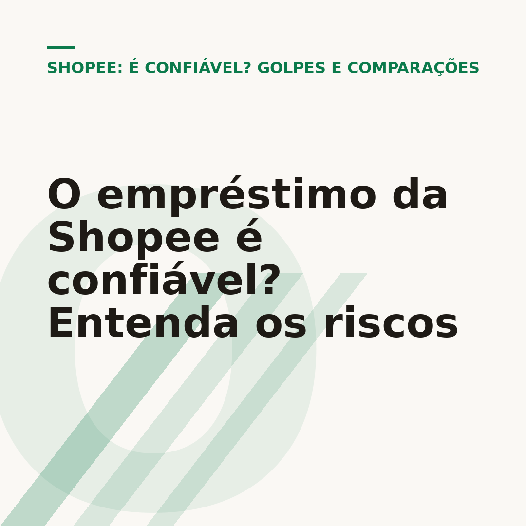 O empréstimo da Shopee é confiável? Entenda os riscos