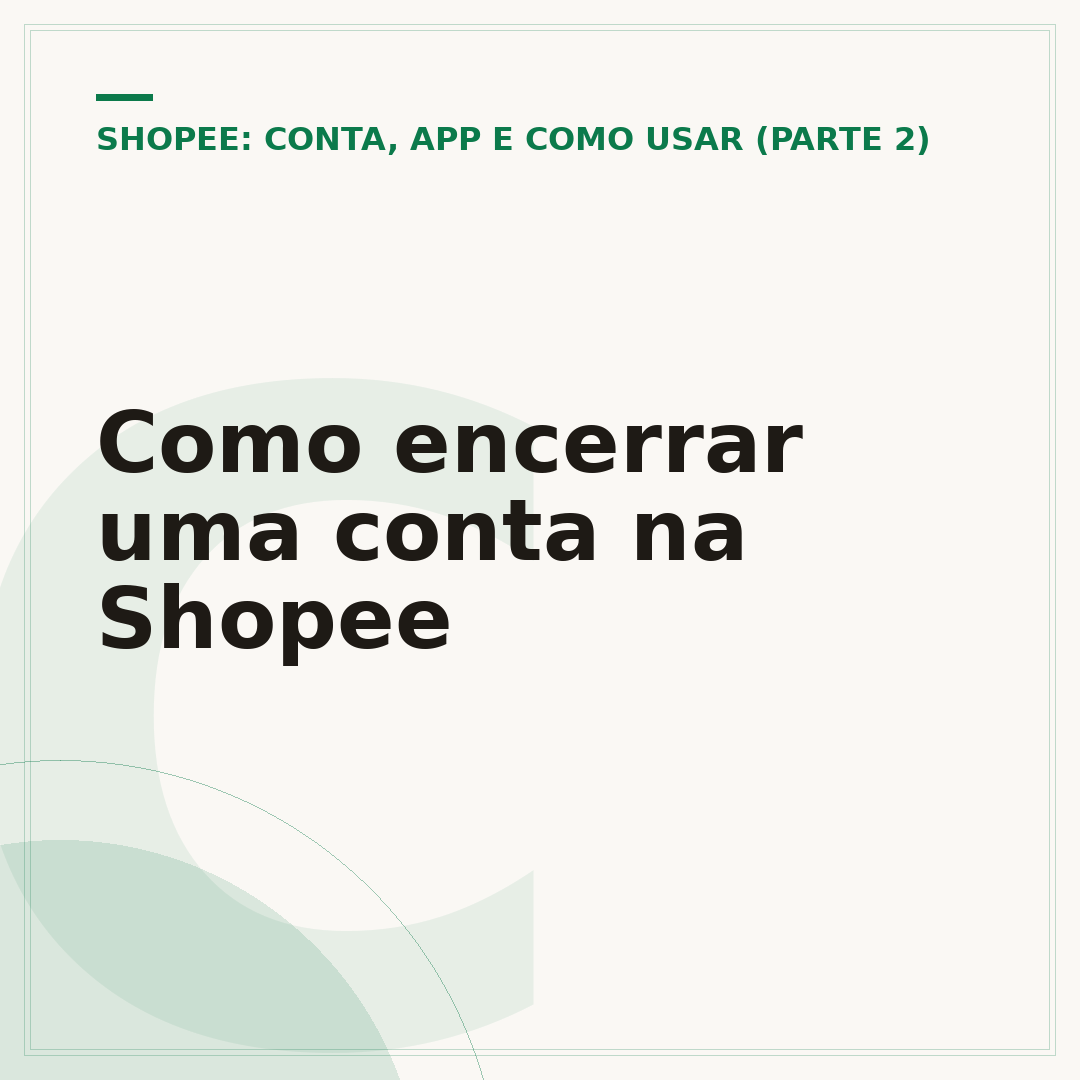 Como encerrar uma conta na Shopee