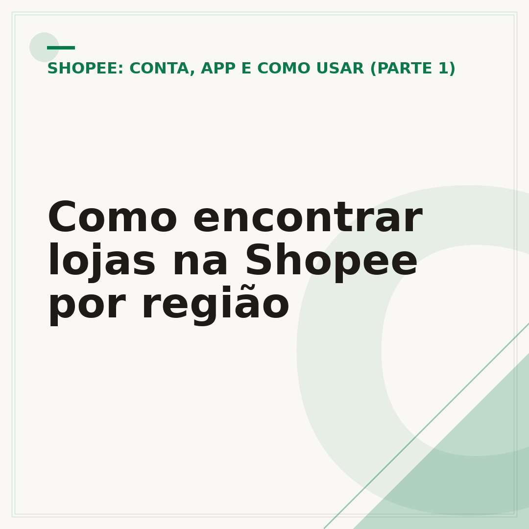 Como encontrar lojas na Shopee por região