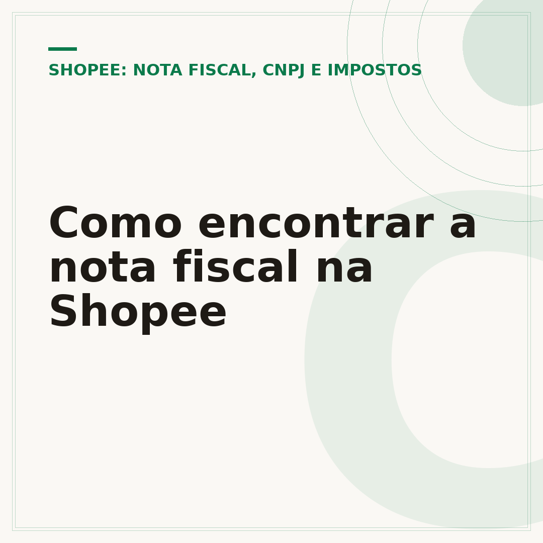 Como encontrar a nota fiscal na Shopee