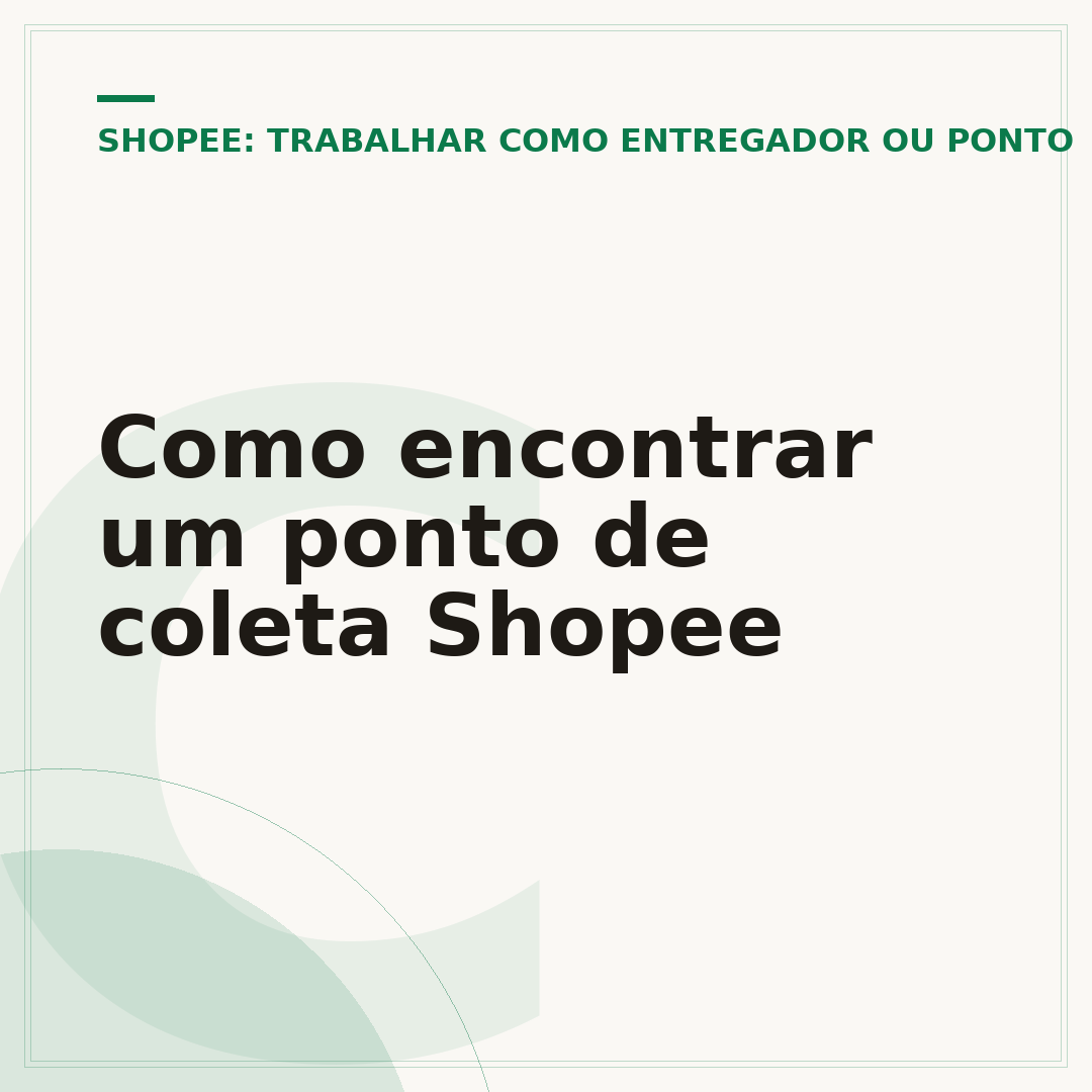 Como encontrar um ponto de coleta Shopee