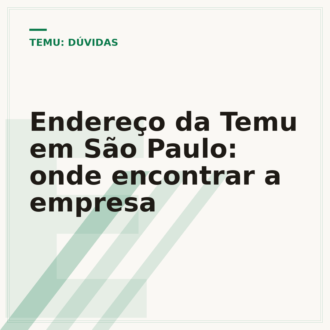Endereço da Temu em São Paulo: onde encontrar a empresa