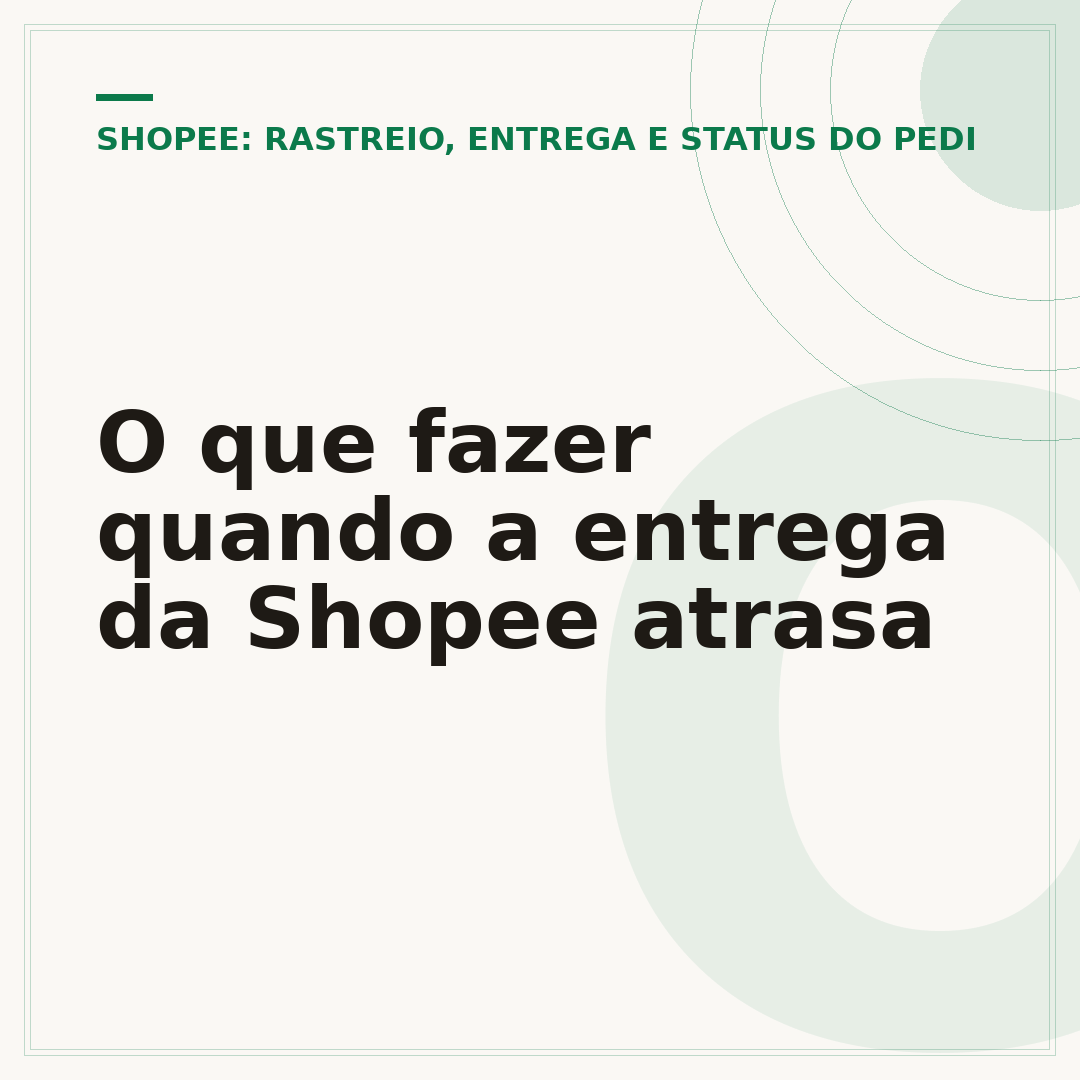 O que fazer quando a entrega da Shopee atrasa