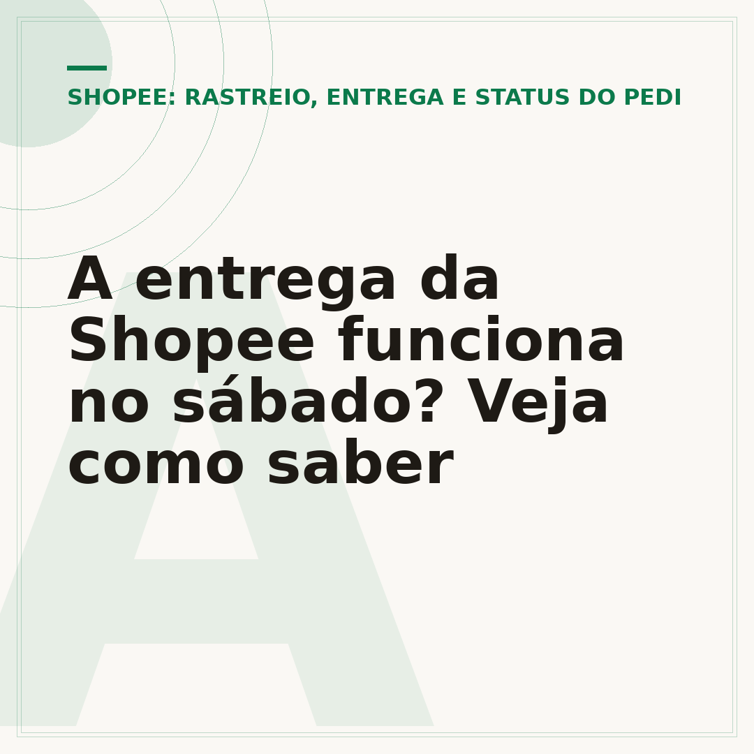 A entrega da Shopee funciona no sábado? Veja como saber