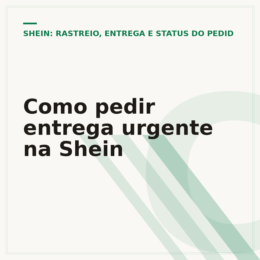 Como pedir entrega urgente na Shein