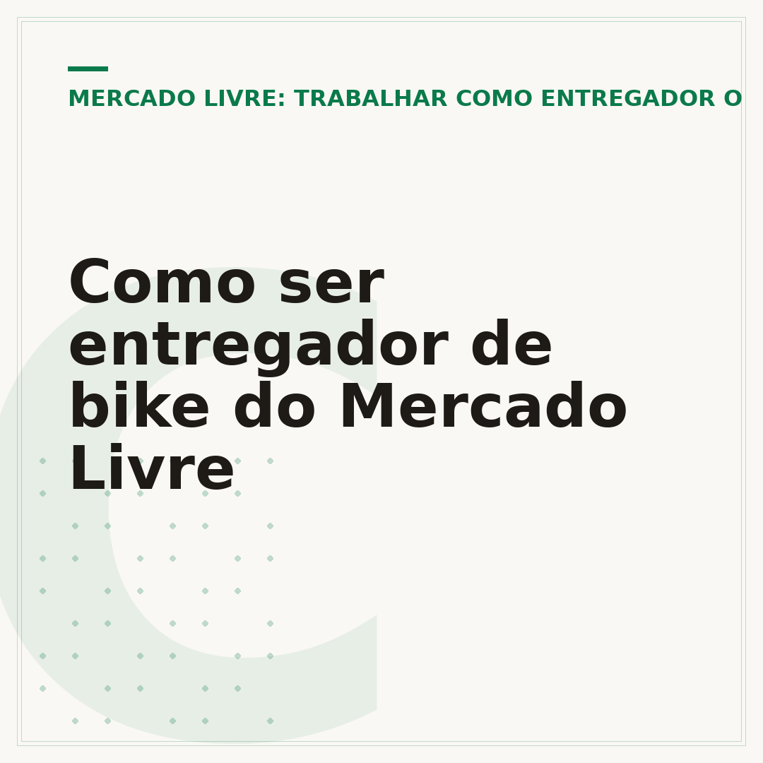 Como ser entregador de bike do Mercado Livre