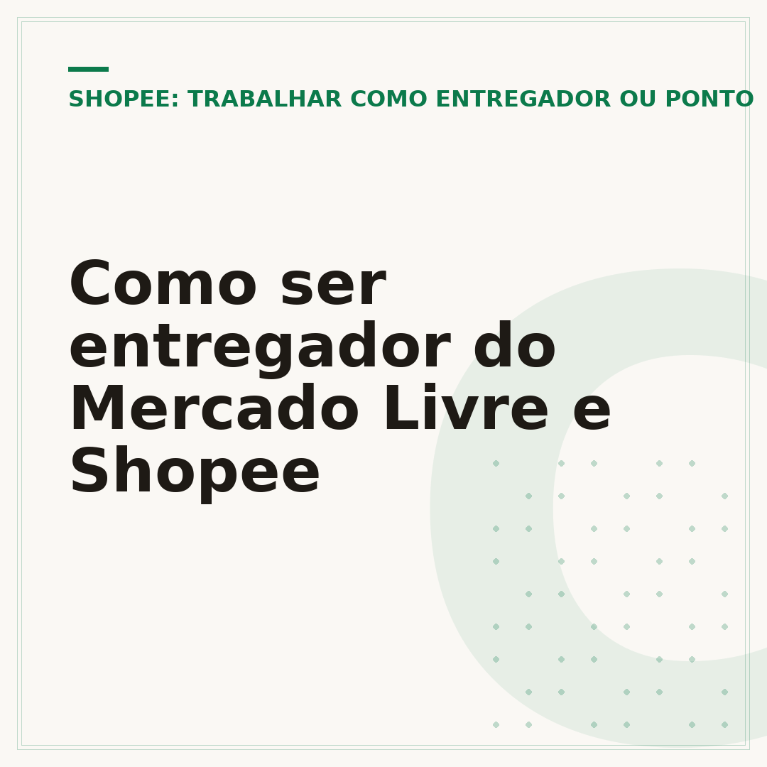 Como ser entregador do Mercado Livre e Shopee