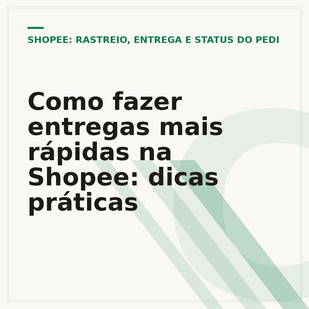 Como fazer entregas mais rápidas na Shopee: dicas práticas