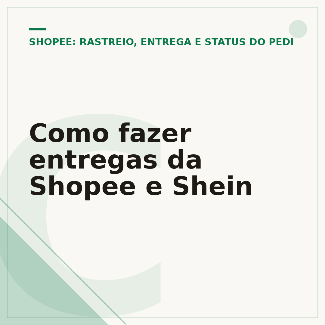 Como fazer entregas da Shopee e Shein