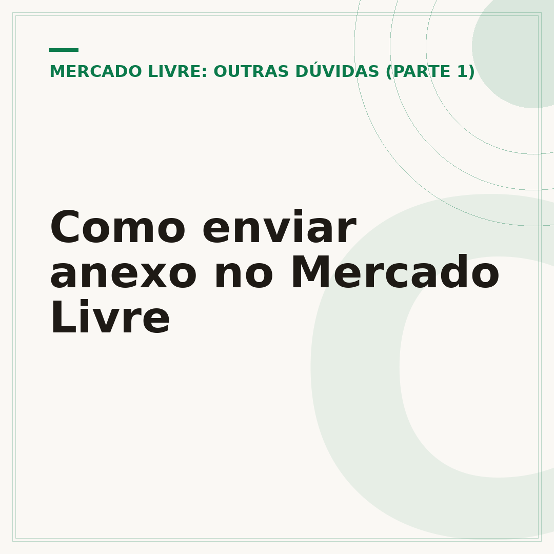 Como enviar anexo no Mercado Livre