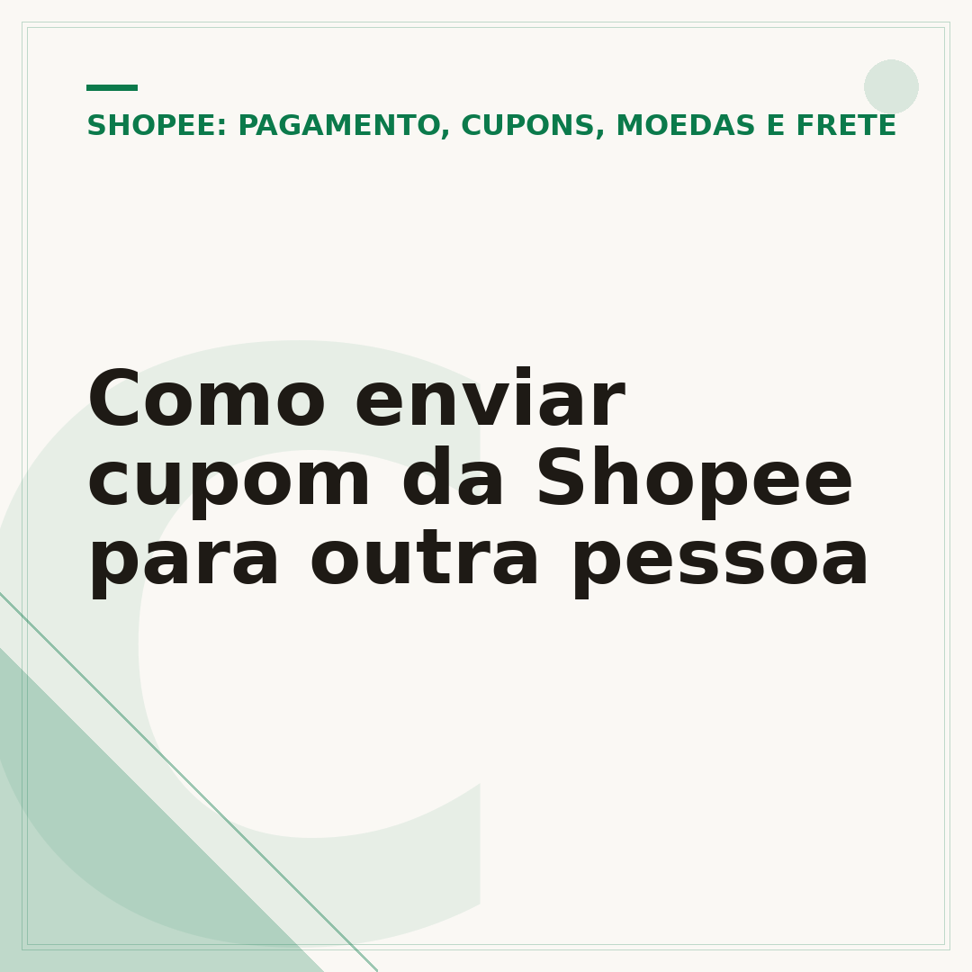 Como enviar cupom da Shopee para outra pessoa