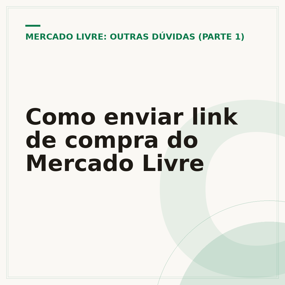 Como enviar link de compra do Mercado Livre
