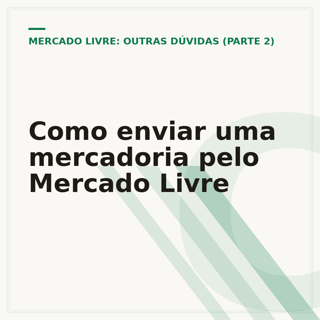 Como enviar uma mercadoria pelo Mercado Livre