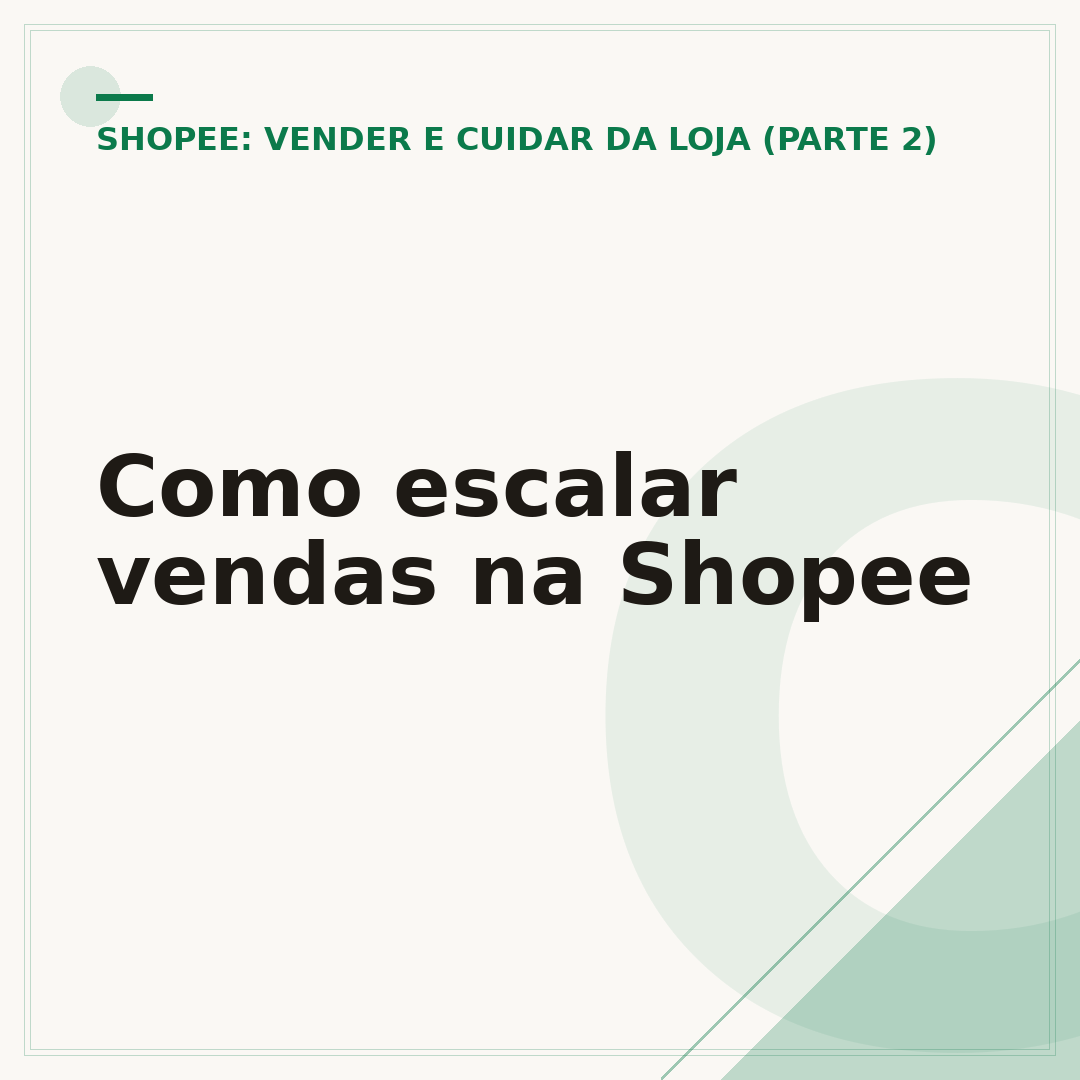 Como escalar vendas na Shopee