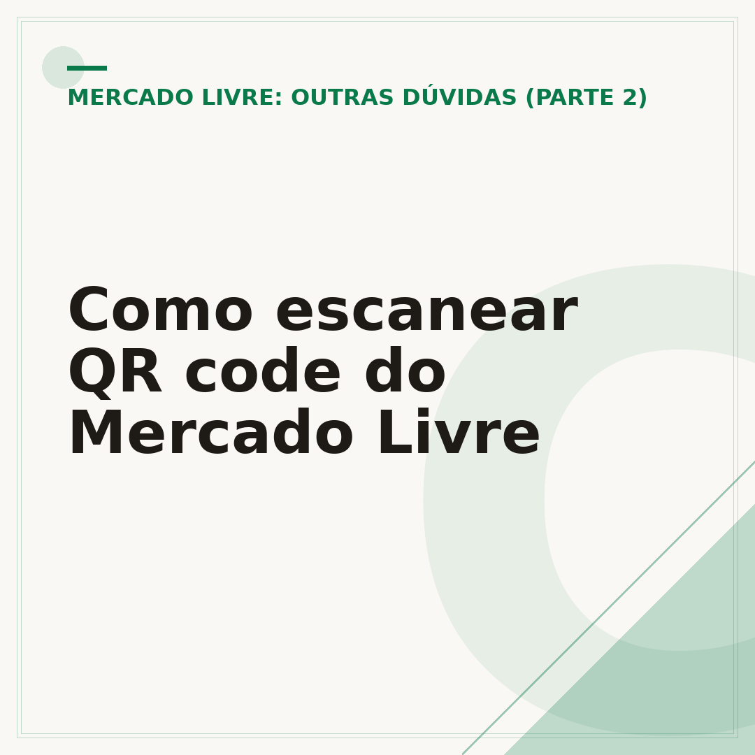 Como escanear QR code do Mercado Livre