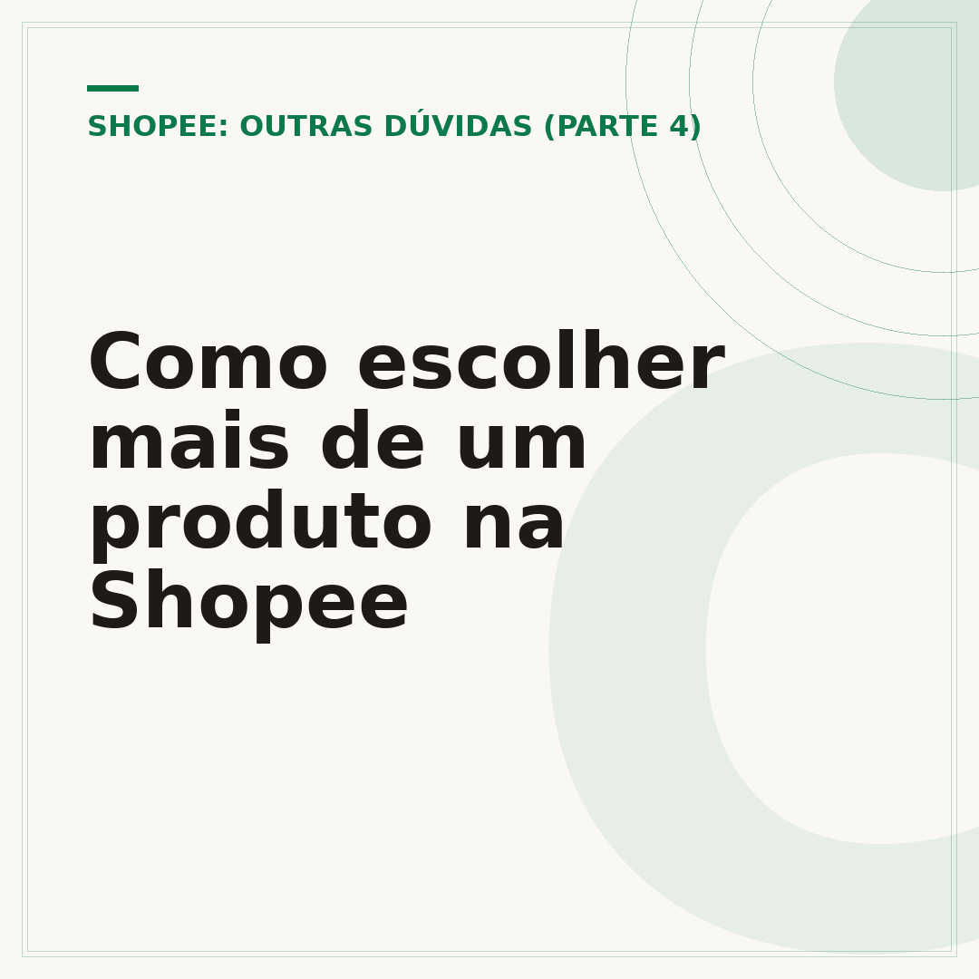 Como escolher mais de um produto na Shopee