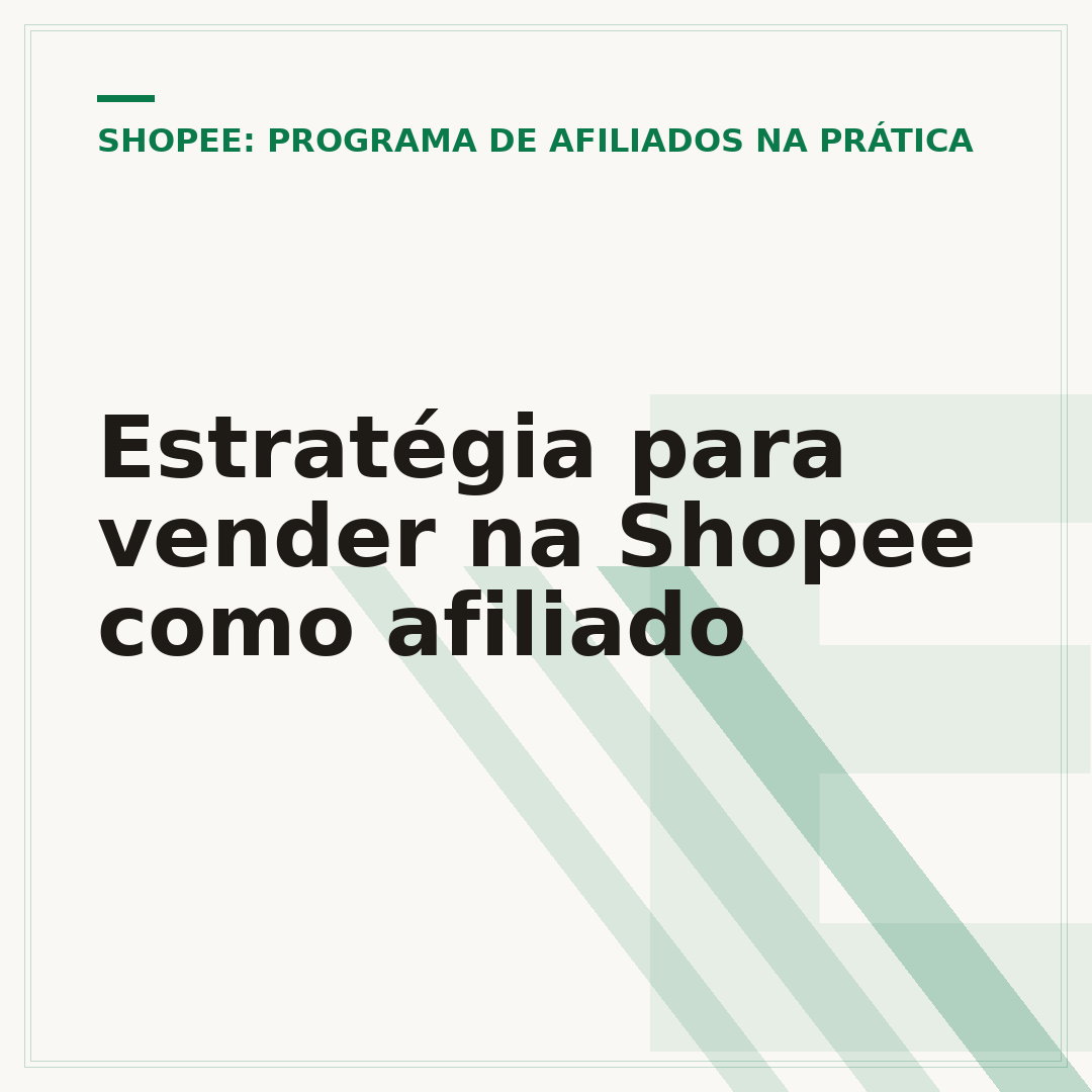 Estratégia para vender na Shopee como afiliado