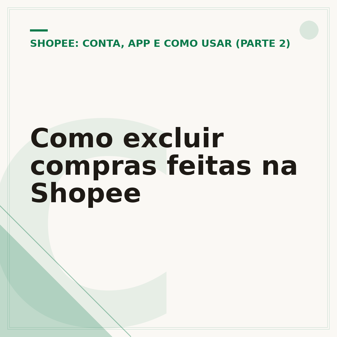 Como excluir compras feitas na Shopee