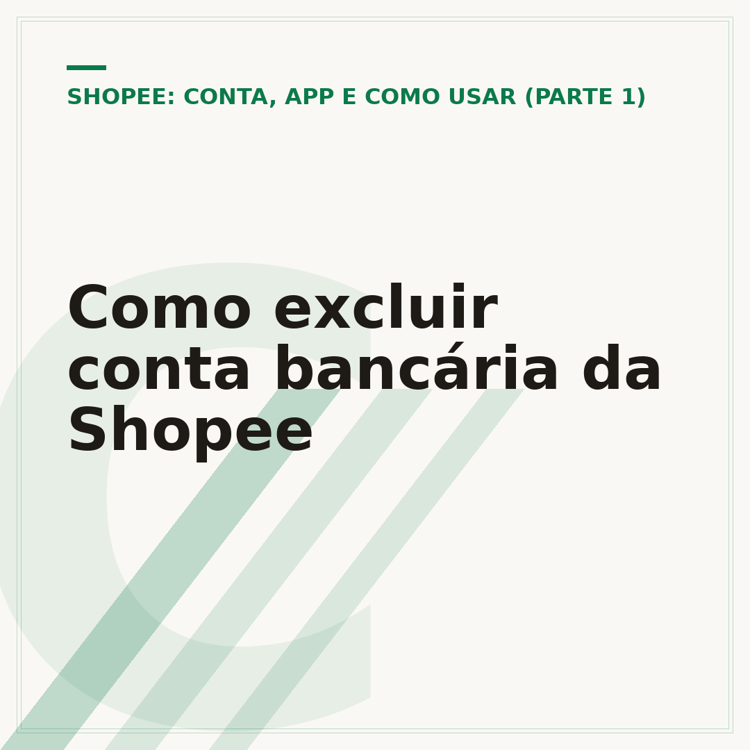 Como excluir conta bancária da Shopee