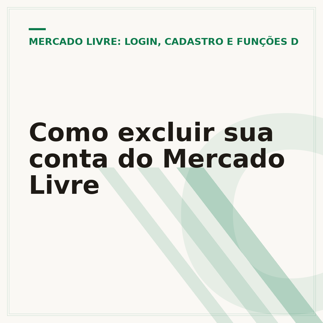 Como excluir sua conta do Mercado Livre