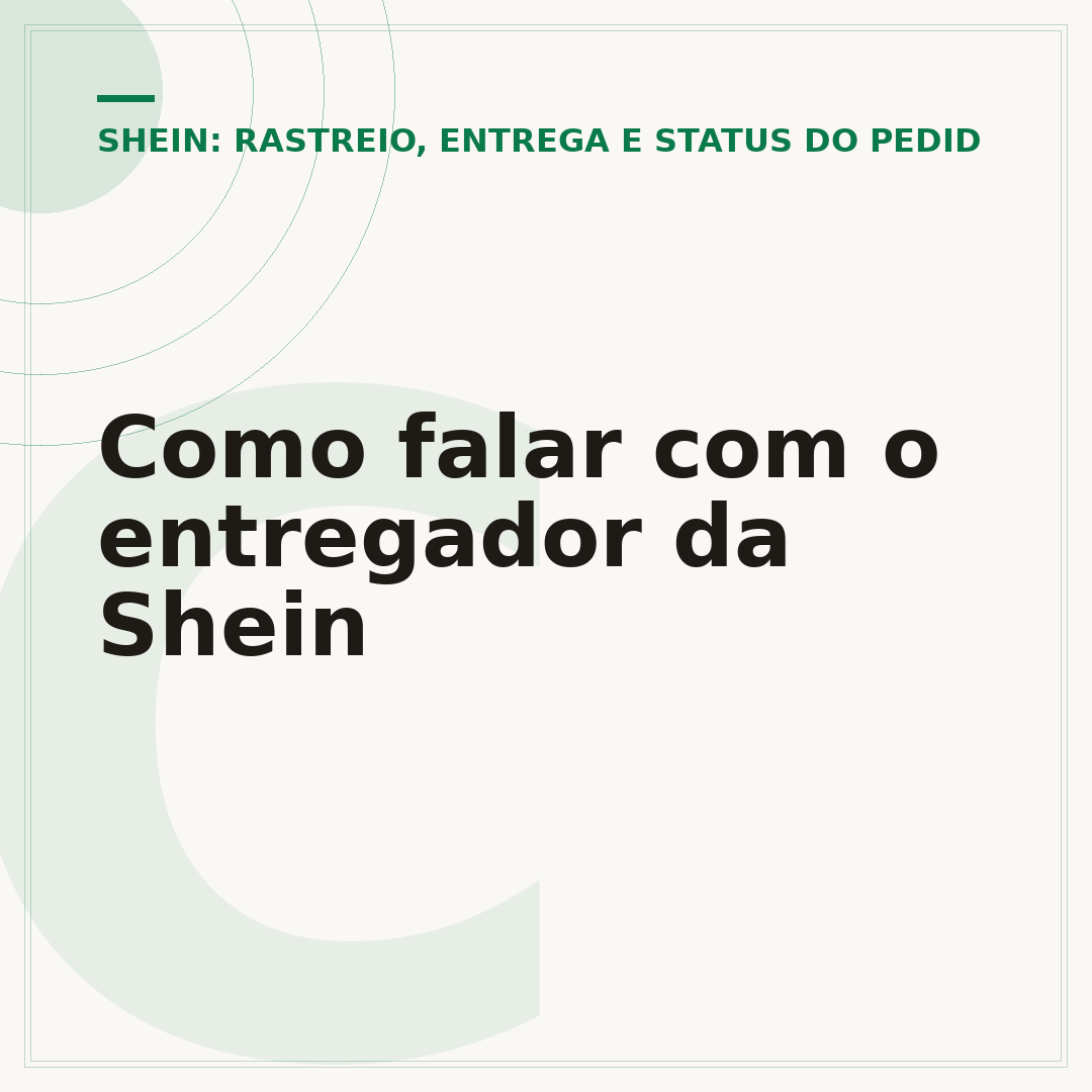 Como falar com o entregador da Shein