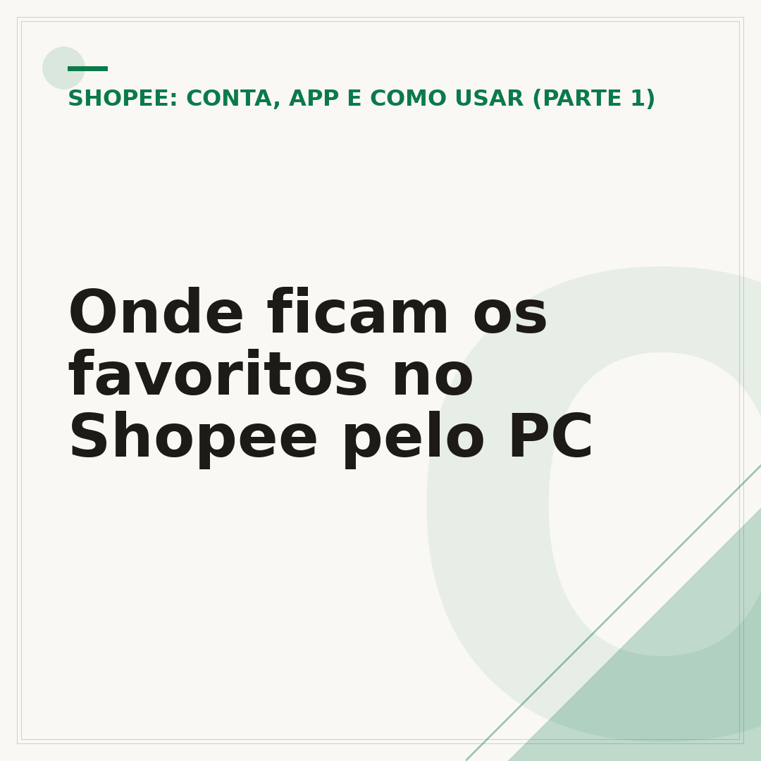 Onde ficam os favoritos no Shopee pelo PC