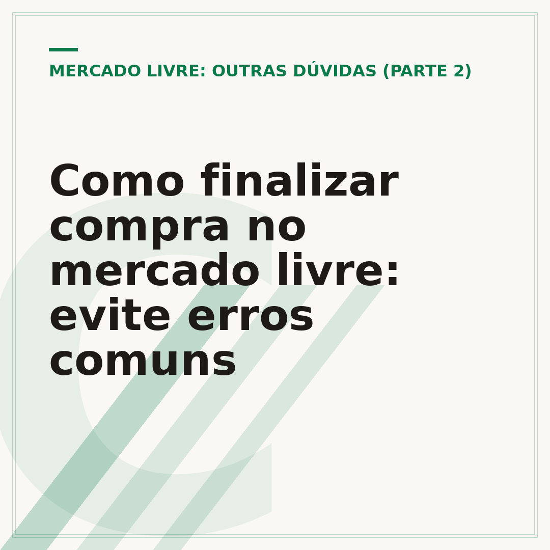 Como finalizar compra no mercado livre: evite erros comuns