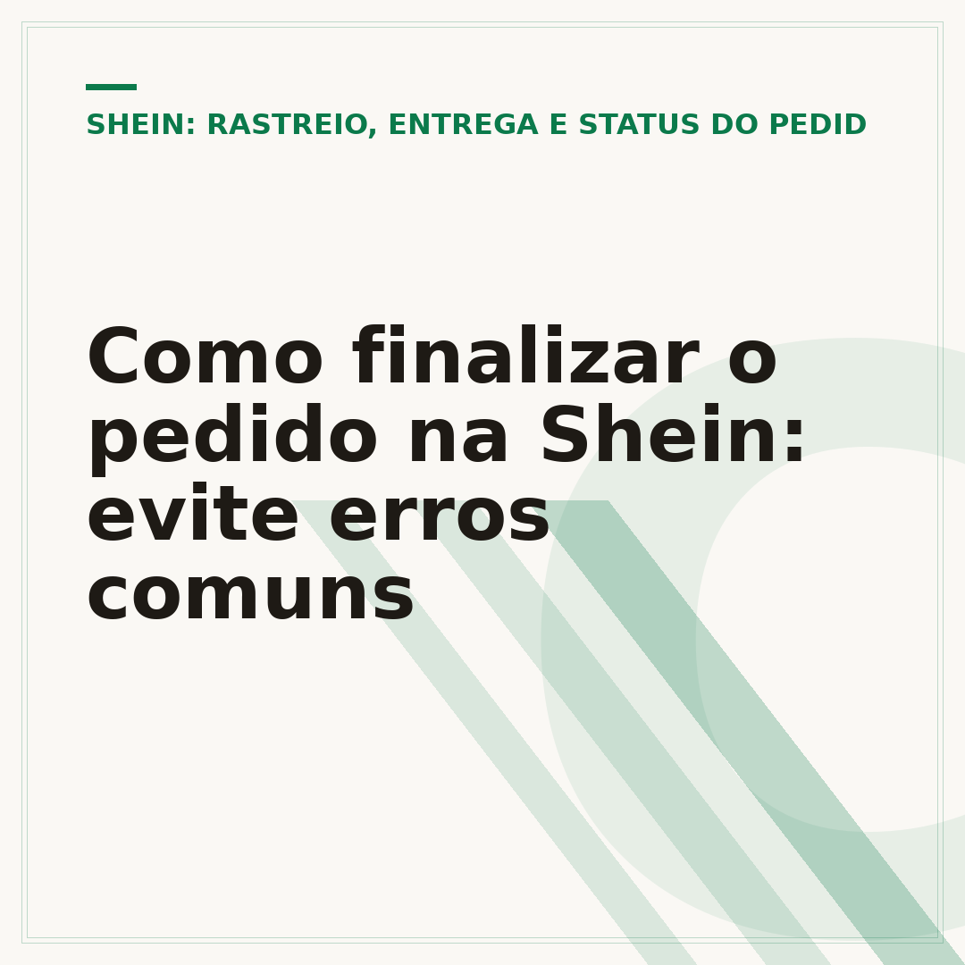 Como finalizar o pedido na Shein: evite erros comuns