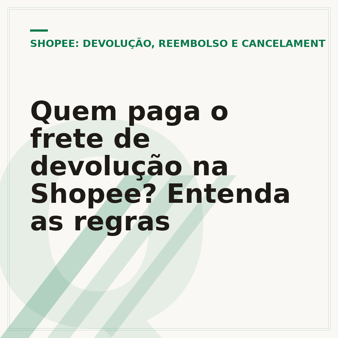 Quem paga o frete de devolução na Shopee? Entenda as regras