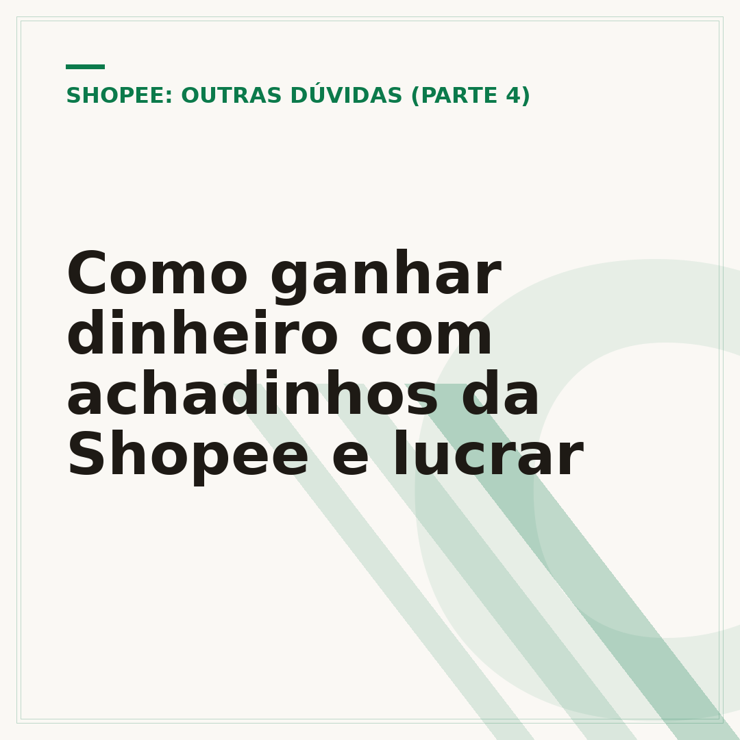 Como ganhar dinheiro com achadinhos da Shopee e lucrar