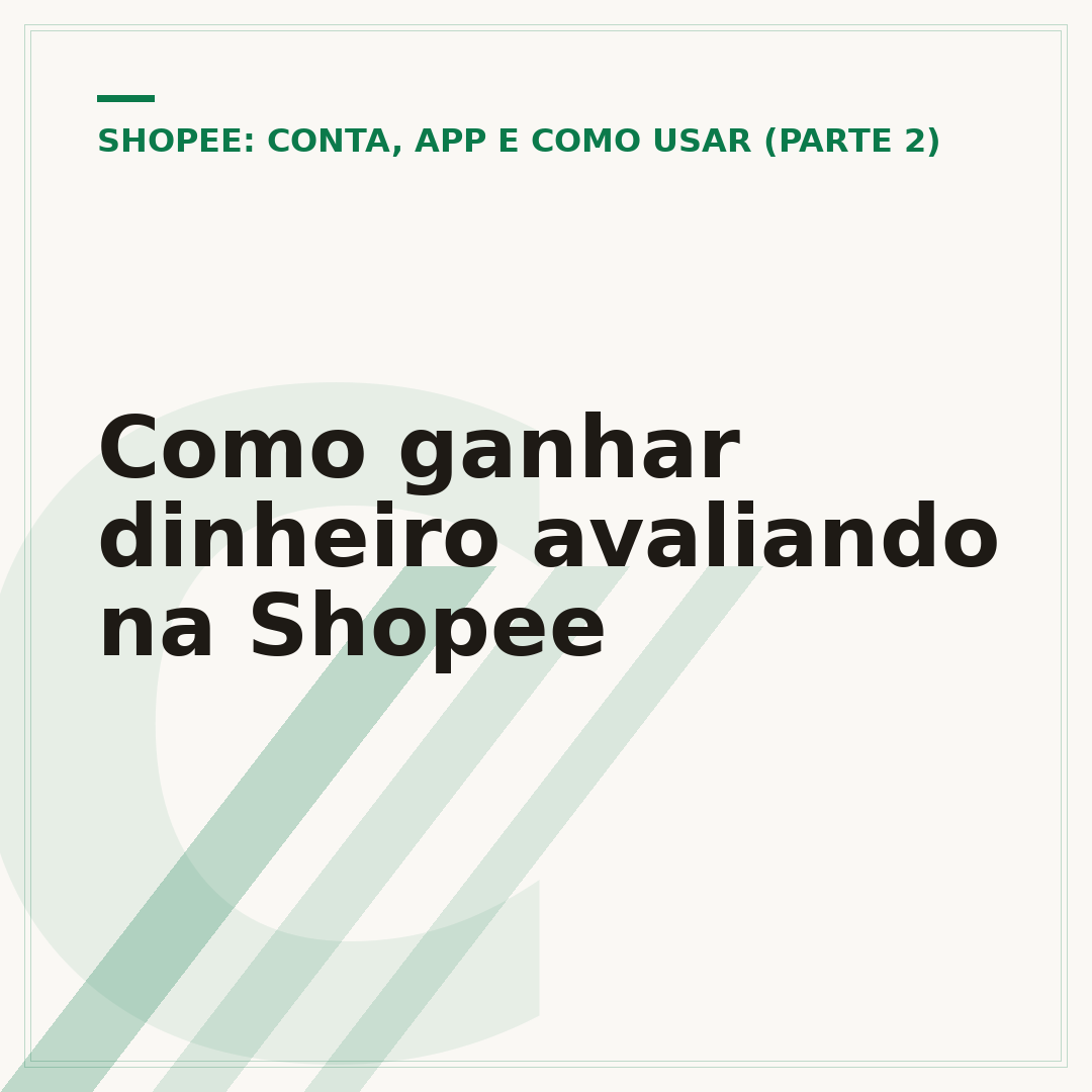 Como ganhar dinheiro avaliando na Shopee
