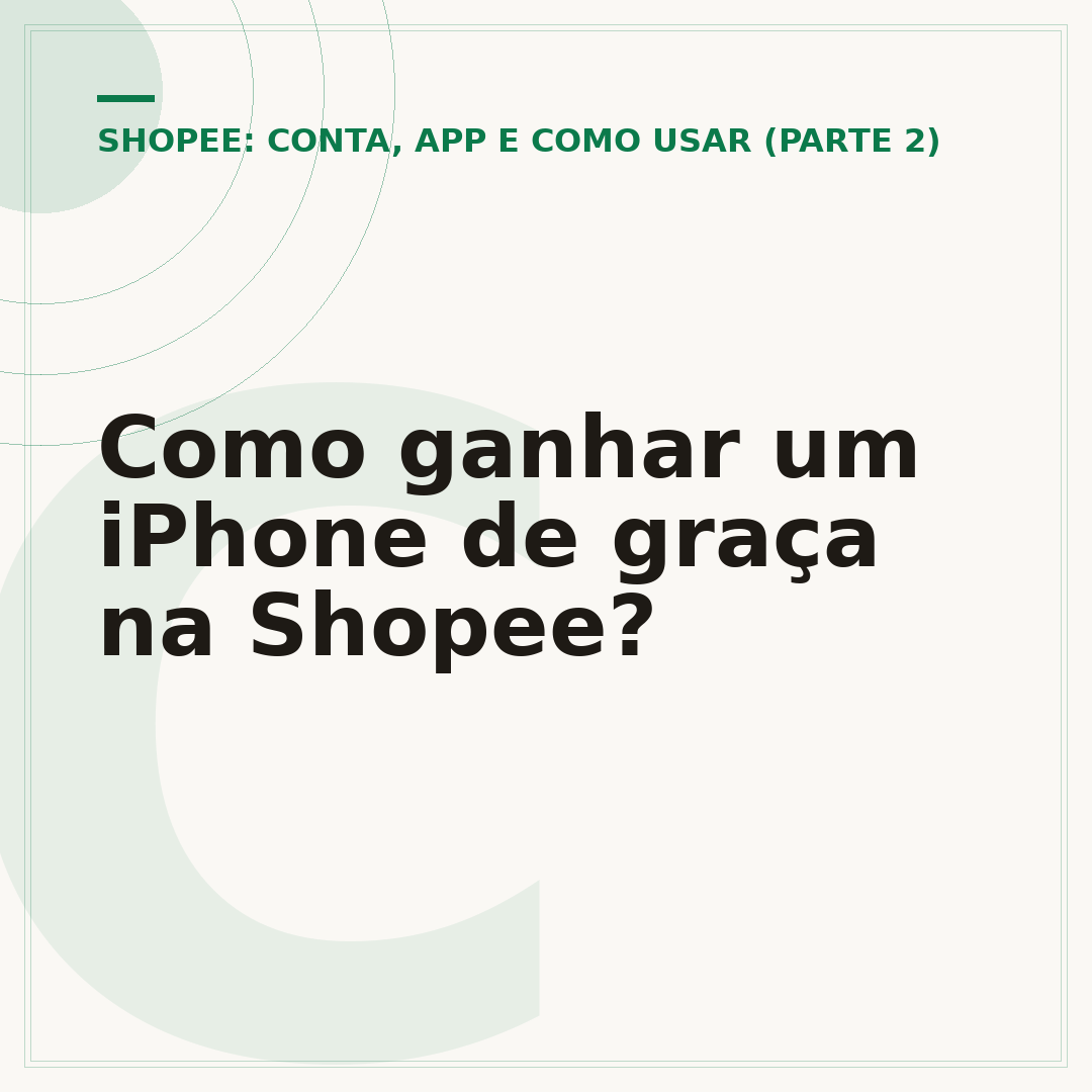 Como ganhar um iPhone de graça na Shopee?