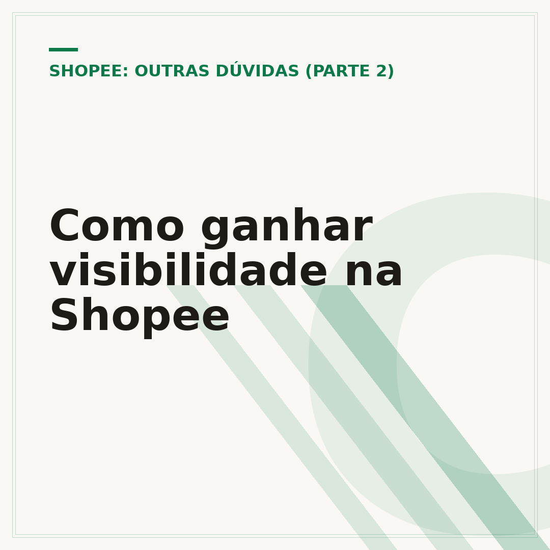 Como ganhar visibilidade na Shopee