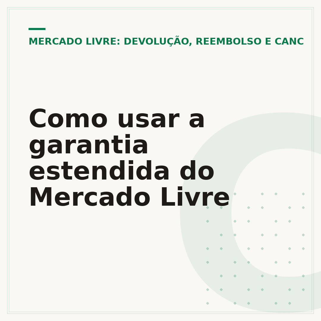 Como usar a garantia estendida do Mercado Livre