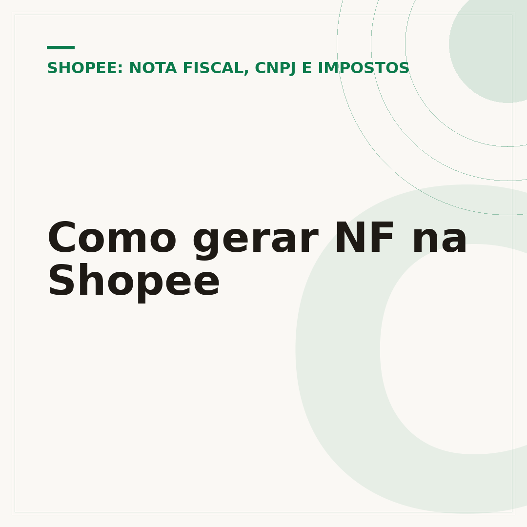 Como gerar NF na Shopee