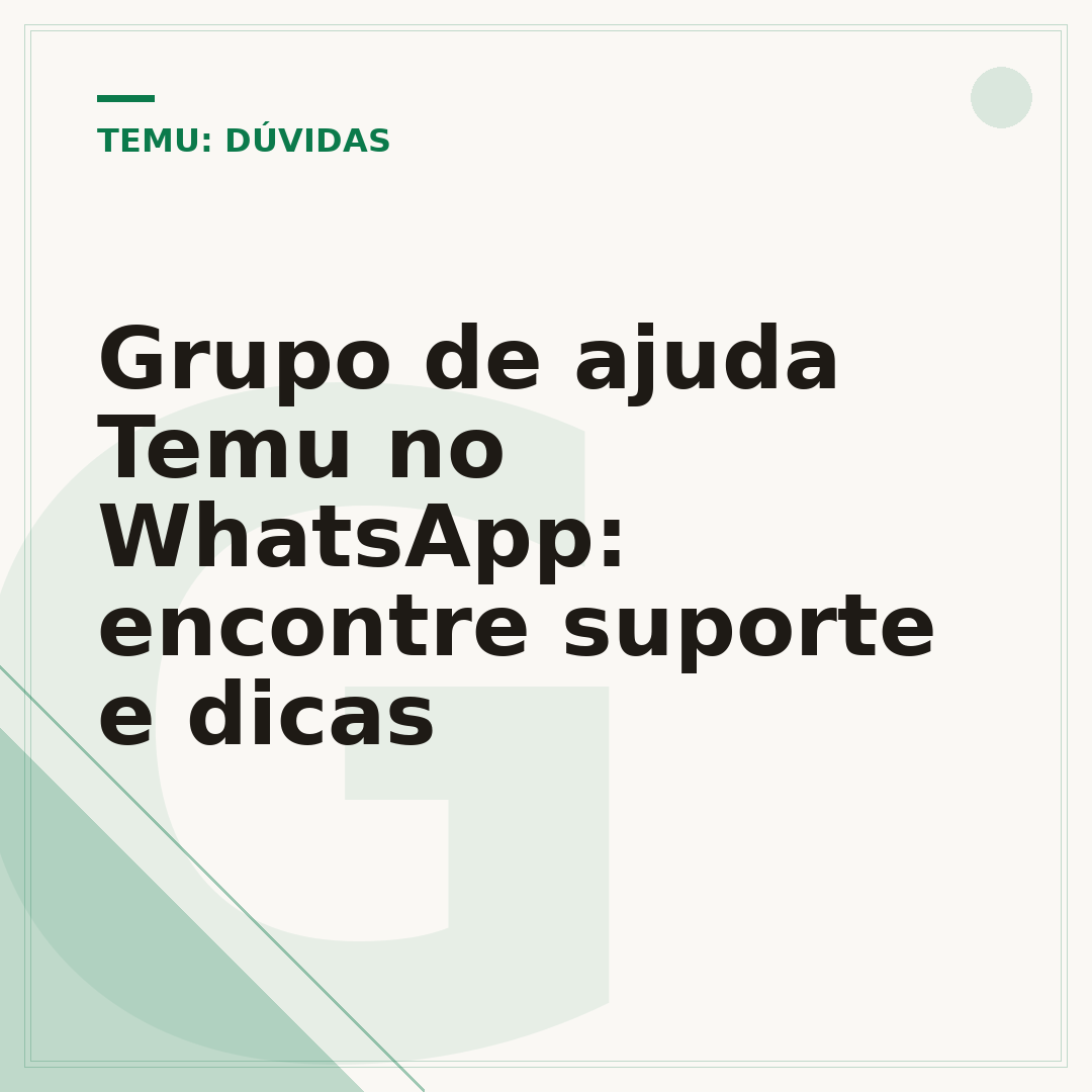 Grupo de ajuda Temu no WhatsApp: encontre suporte e dicas