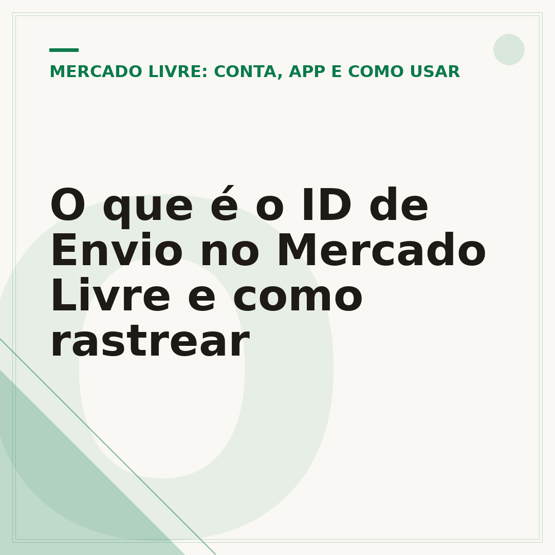 O que é o ID de Envio no Mercado Livre e como rastrear