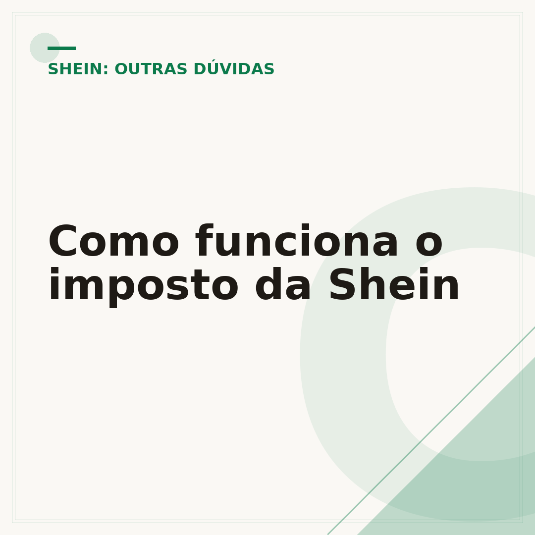 Como funciona o imposto da Shein