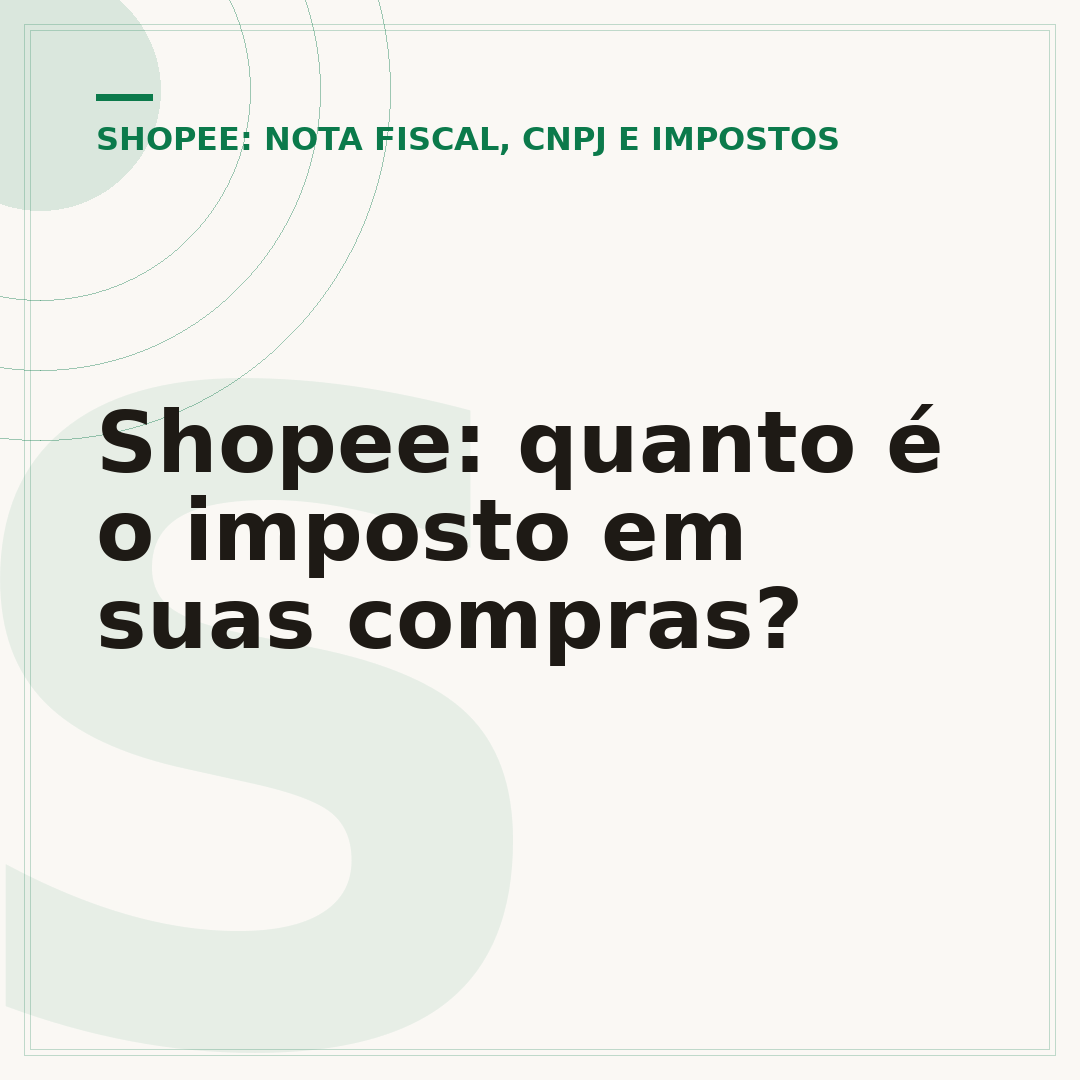 Shopee: quanto é o imposto em suas compras?
