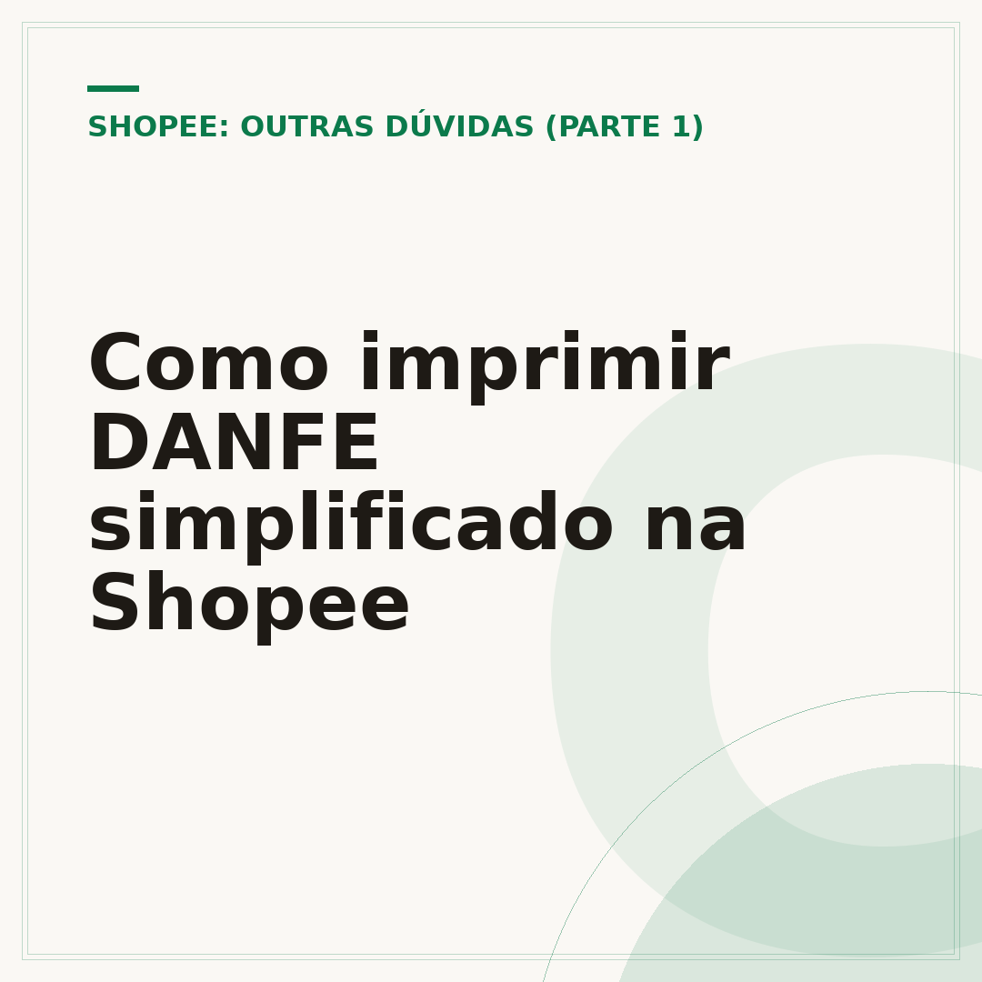 Como imprimir DANFE simplificado na Shopee
