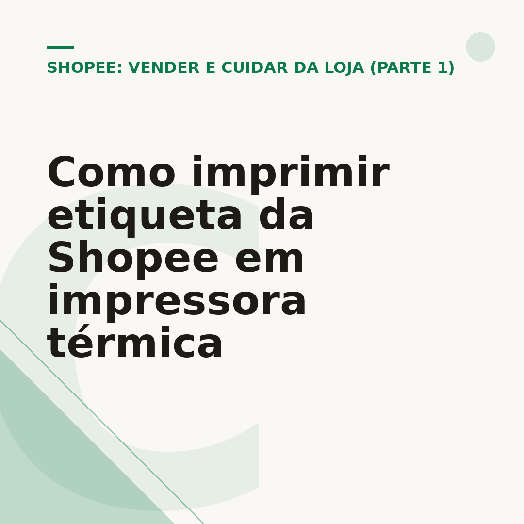 Como imprimir etiqueta da Shopee em impressora térmica
