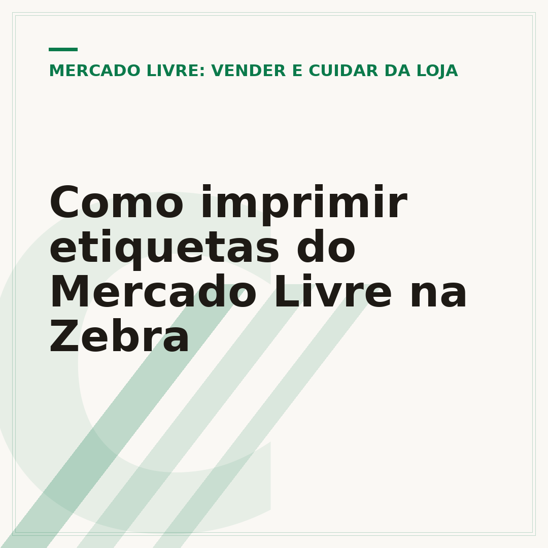Como imprimir etiquetas do Mercado Livre na Zebra