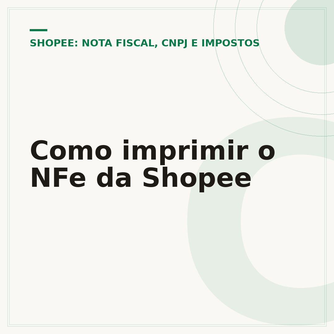 Como imprimir o NFe da Shopee