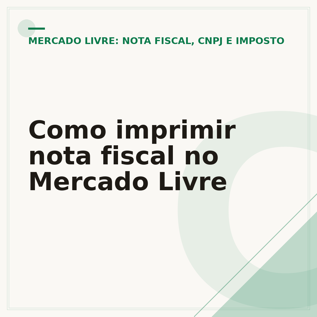 Como imprimir nota fiscal no Mercado Livre