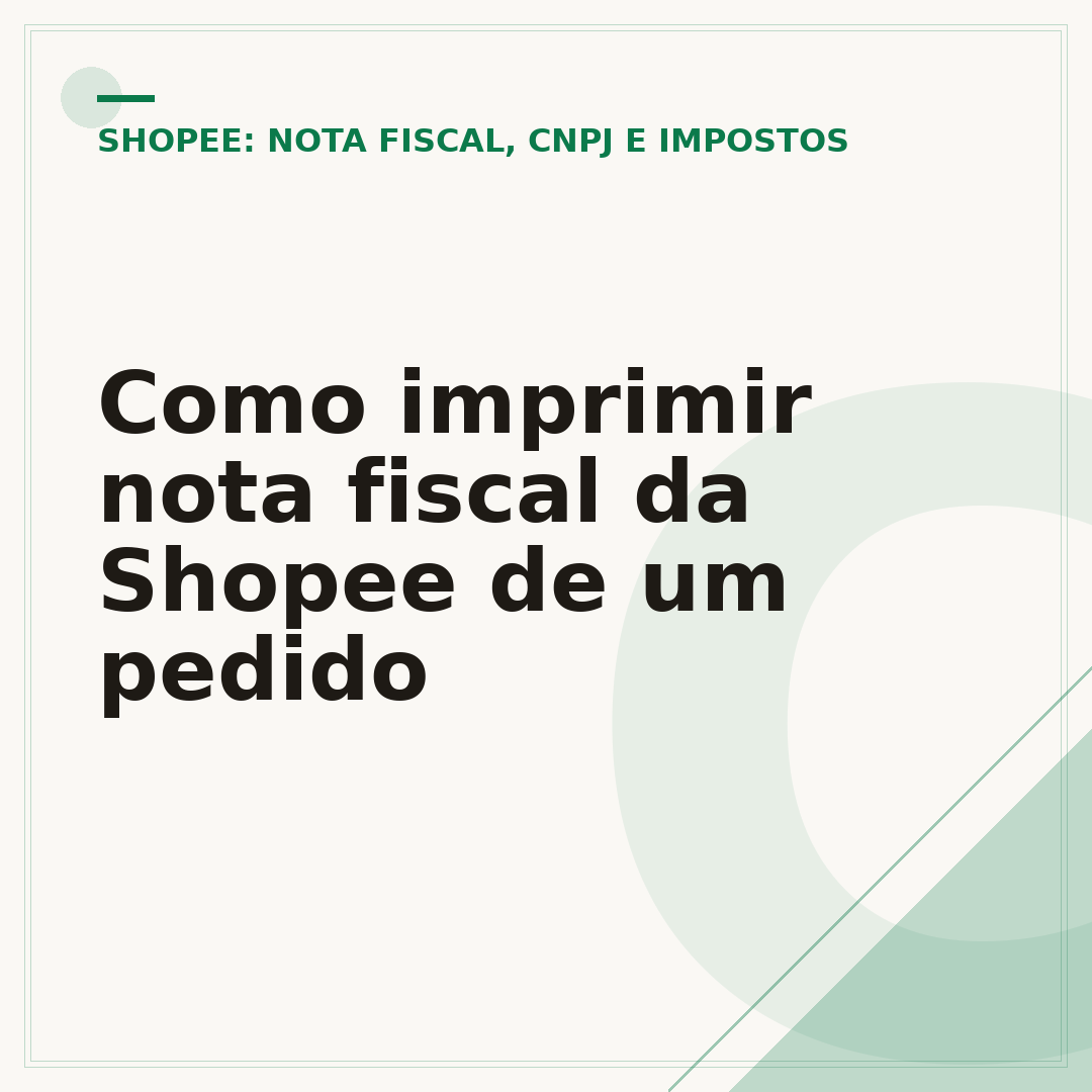 Como imprimir nota fiscal da Shopee de um pedido