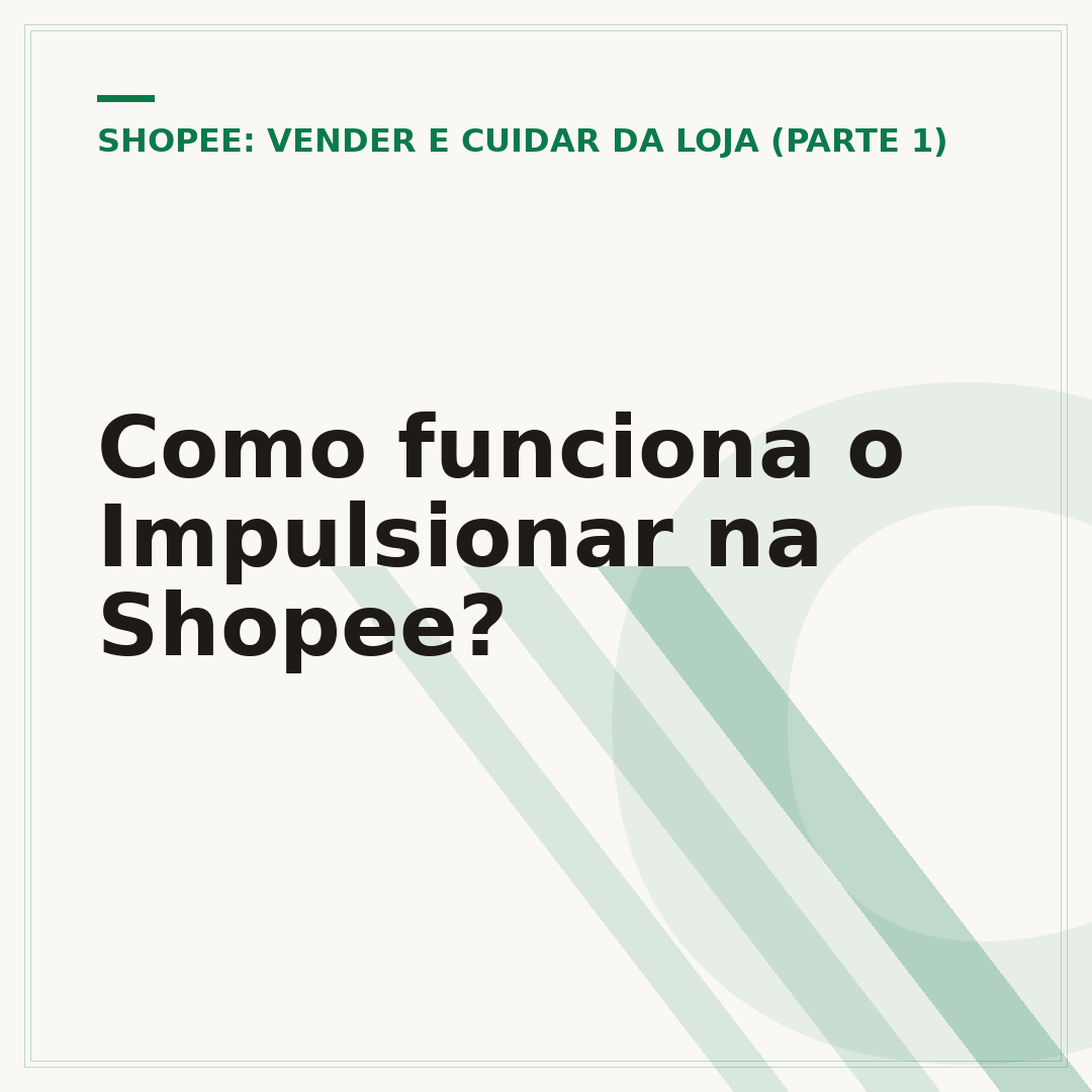 Como funciona o Impulsionar na Shopee?